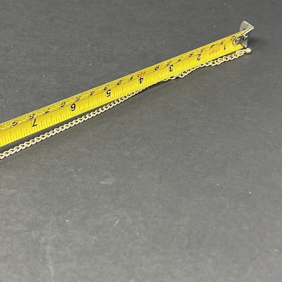 Two Tone Bar Necklace Gold Tone‎ Chain Unbranded And Unmarked - Picture 6 of 8